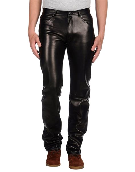 gucci mens leather trousers|Gucci trousers prices.